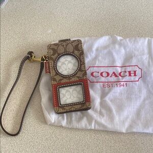 Vintage- Coach Brown and Red Phone Case